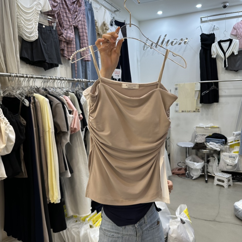 BILLION-L東大門實拍女裝新款熱賣25春夏時尚人氣吊帶背心BILLION-L吊帶/背心圖色2