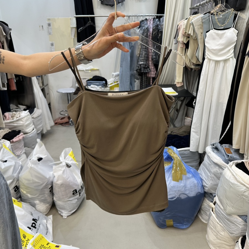 BILLION-L東大門實拍女裝新款熱賣25春夏時尚人氣吊帶背心BILLION-L吊帶/背心圖色4