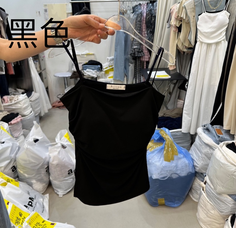 BILLION-L東大門實拍女裝新款熱賣25春夏時尚人氣吊帶背心BILLION-L吊帶/背心圖色5