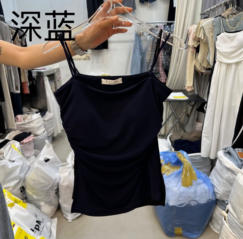 BILLION-L東大門實拍女裝新款熱賣25春夏時尚人氣吊帶背心BILLION-L吊帶/背心圖色6