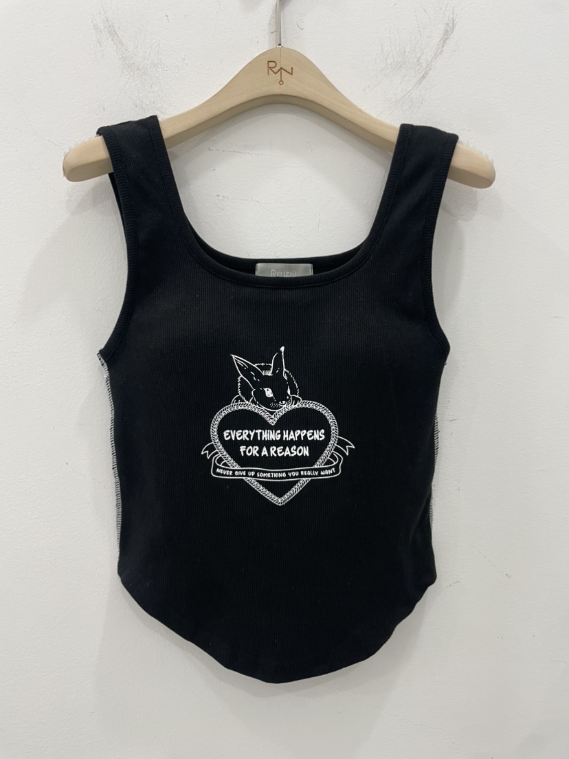 REIZ東大門代購女士新品人氣真品25春夏推薦時尚熱賣吊帶背心REIZ吊帶/背心圖色3