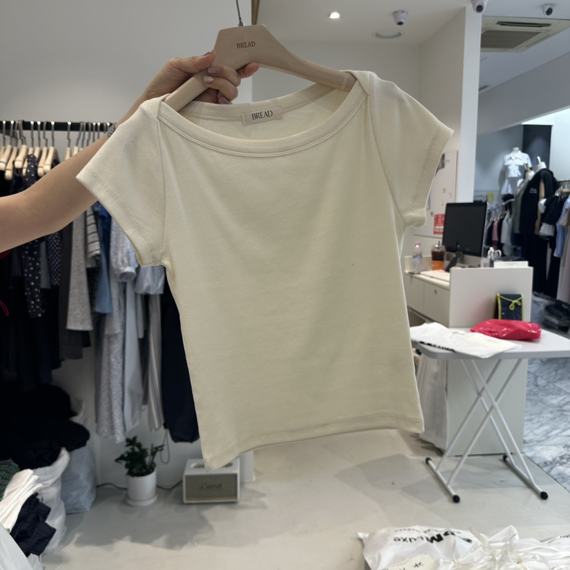 BREAD韓國直郵女裝新款熱賣真品推薦25春夏職業時尚休閑T恤BREADT恤圖色2