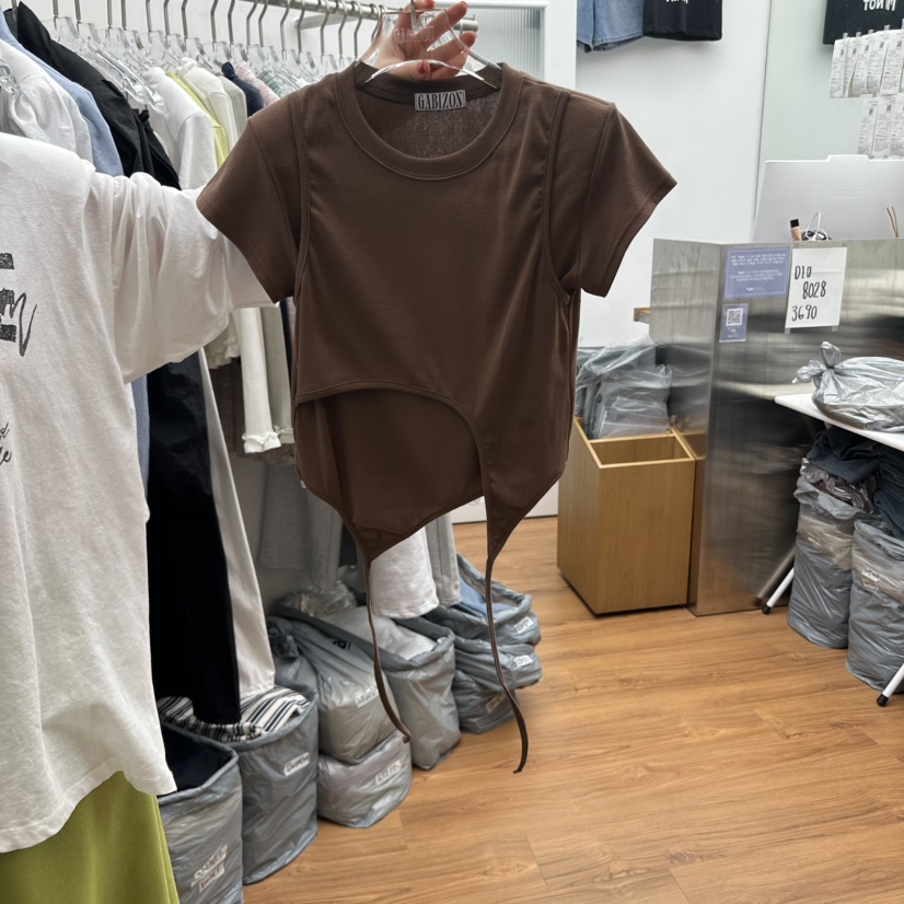 GABIZON東大門實拍女士新品真品推薦人氣時尚職業熱賣休閑T恤GABIZONT恤圖色2