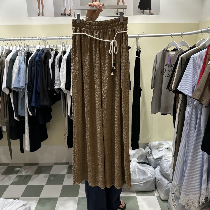 OREUM韓國代購女裝新品職業休閑推薦25春夏熱賣時尚人氣休閑褲OihEum休閑褲