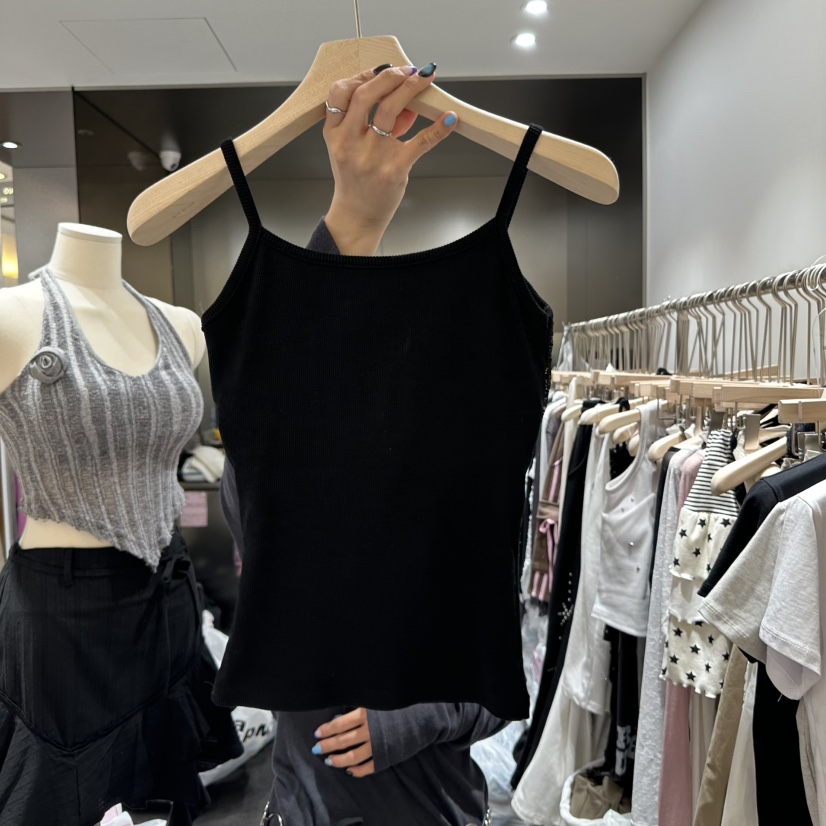 OUR MINUTE東大門直郵女裝新款真品25春夏休閑職業吊帶背心OUR MINUTE吊帶/背心