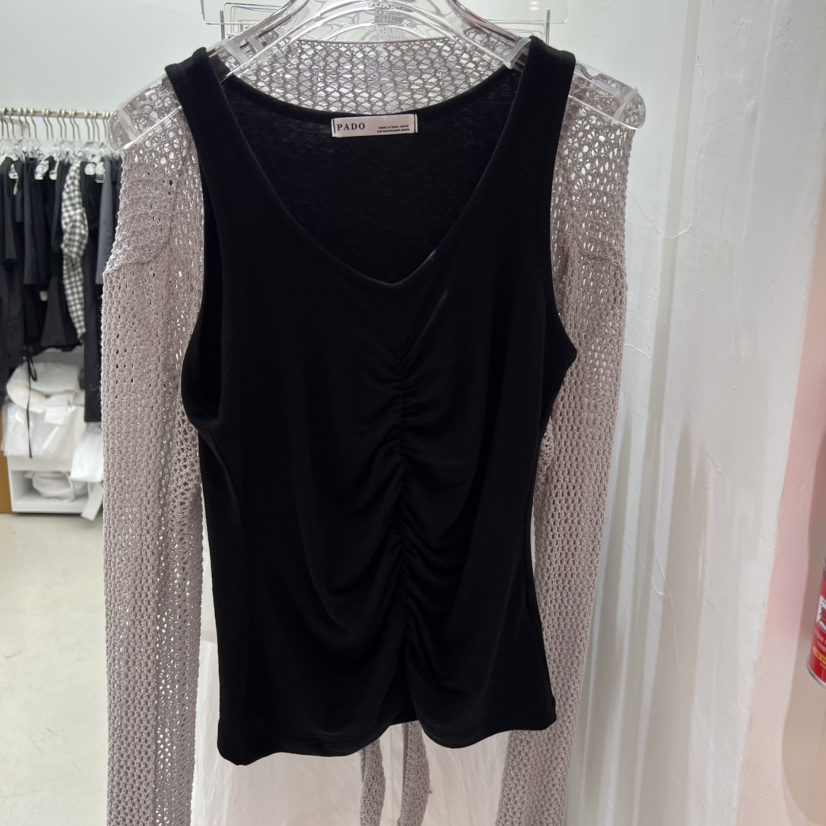 PADO東大門實拍女士新品職業推薦人氣真品熱賣時尚吊帶背心PADO吊帶/背心圖色2