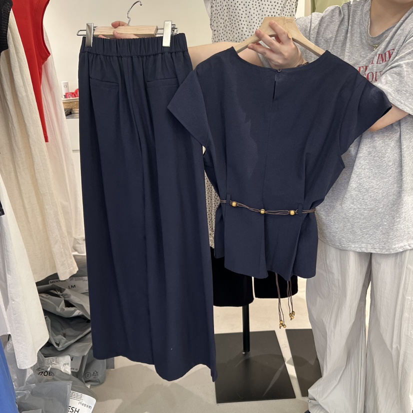 MENTOR東大門直郵女裝新品休閑熱賣25春夏真品職業套裝兩件套MENTOR套裝