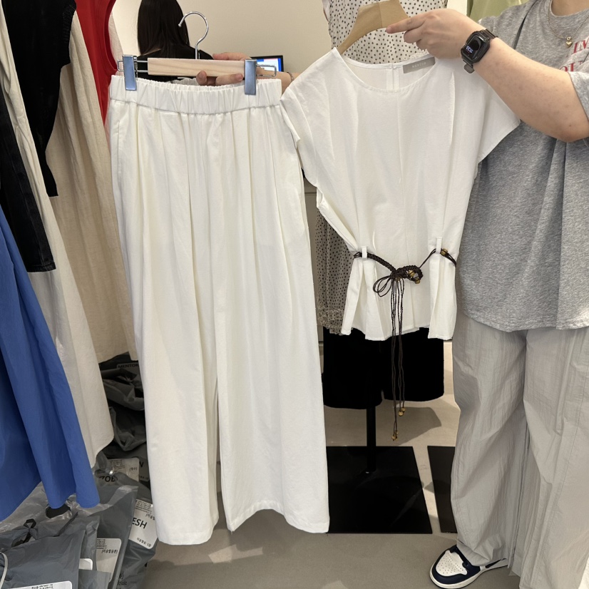 MENTOR東大門直郵女裝新品休閑熱賣25春夏真品職業套裝兩件套MENTOR套裝圖色2