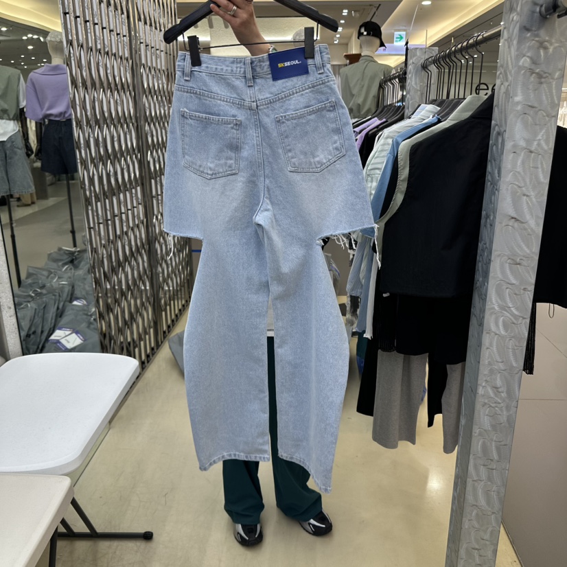 5K東大門實拍女裝新款時尚25春夏休閑人氣熱賣推薦真品牛仔褲5K牛仔褲