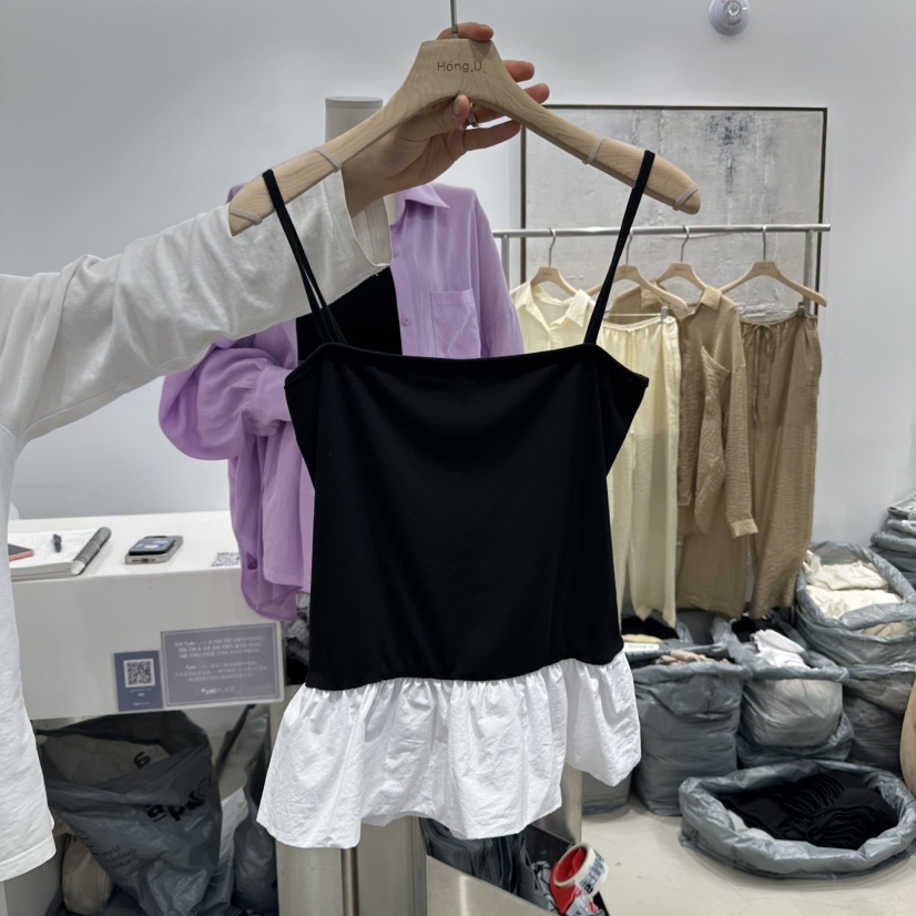 HONG.U韓國代購女裝新款熱賣推薦職業時尚休閑真品吊帶背心HONG.U吊帶/背心圖色3