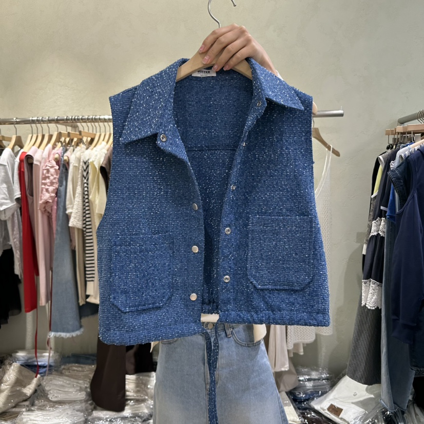 BUTTER-P東大門直郵女裝新品休閑職業真品25春夏熱賣人氣馬甲BUTTER-P馬甲圖色2