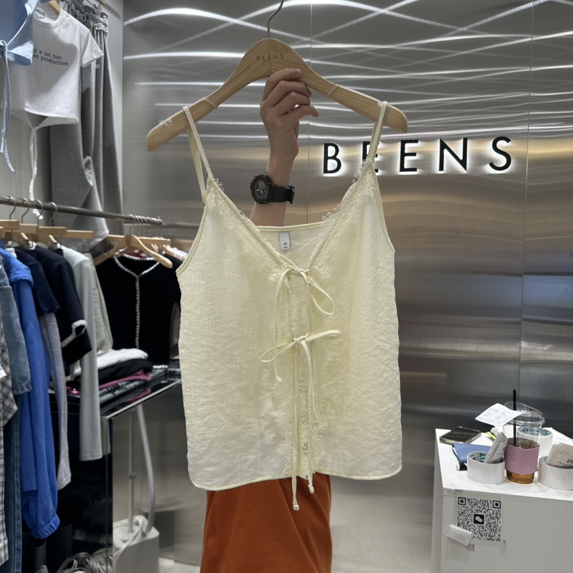 BEENS韓國直郵女士新品職業人氣時尚25春夏熱賣真品吊帶背心BEENS吊帶/背心圖色2