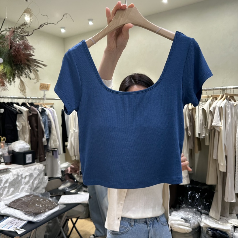 BUTTER-P東大門直郵女士新品職業真品時尚推薦25春夏熱賣T恤BUTTER-PT恤圖色3