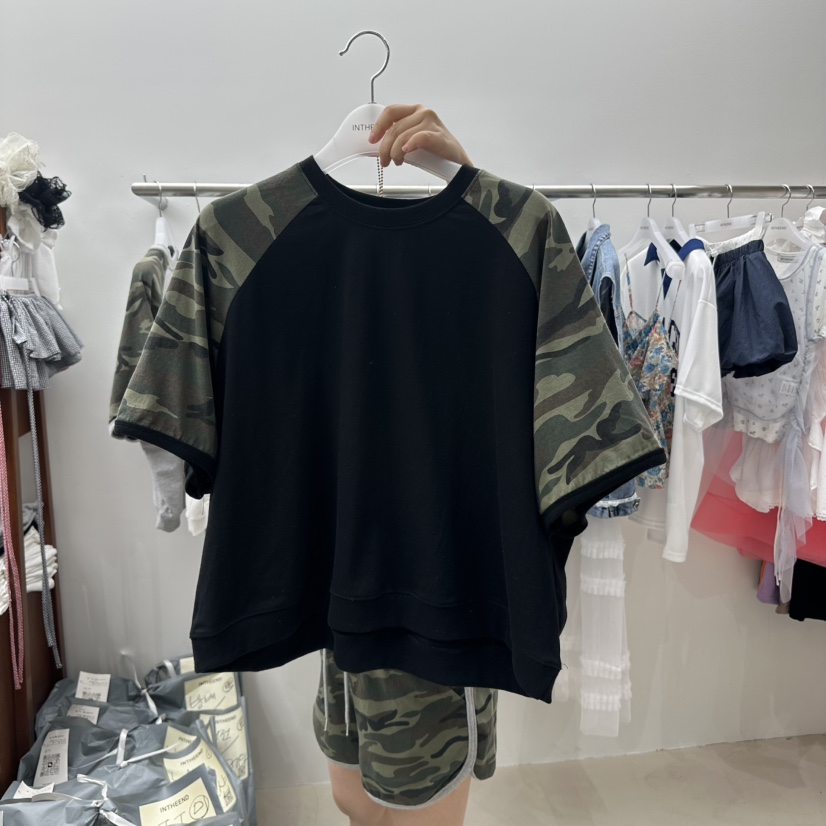 INTHEEND韓國代購女裝新品推薦熱賣真品職業時尚人氣休閑T恤INTHEENDT恤圖色3