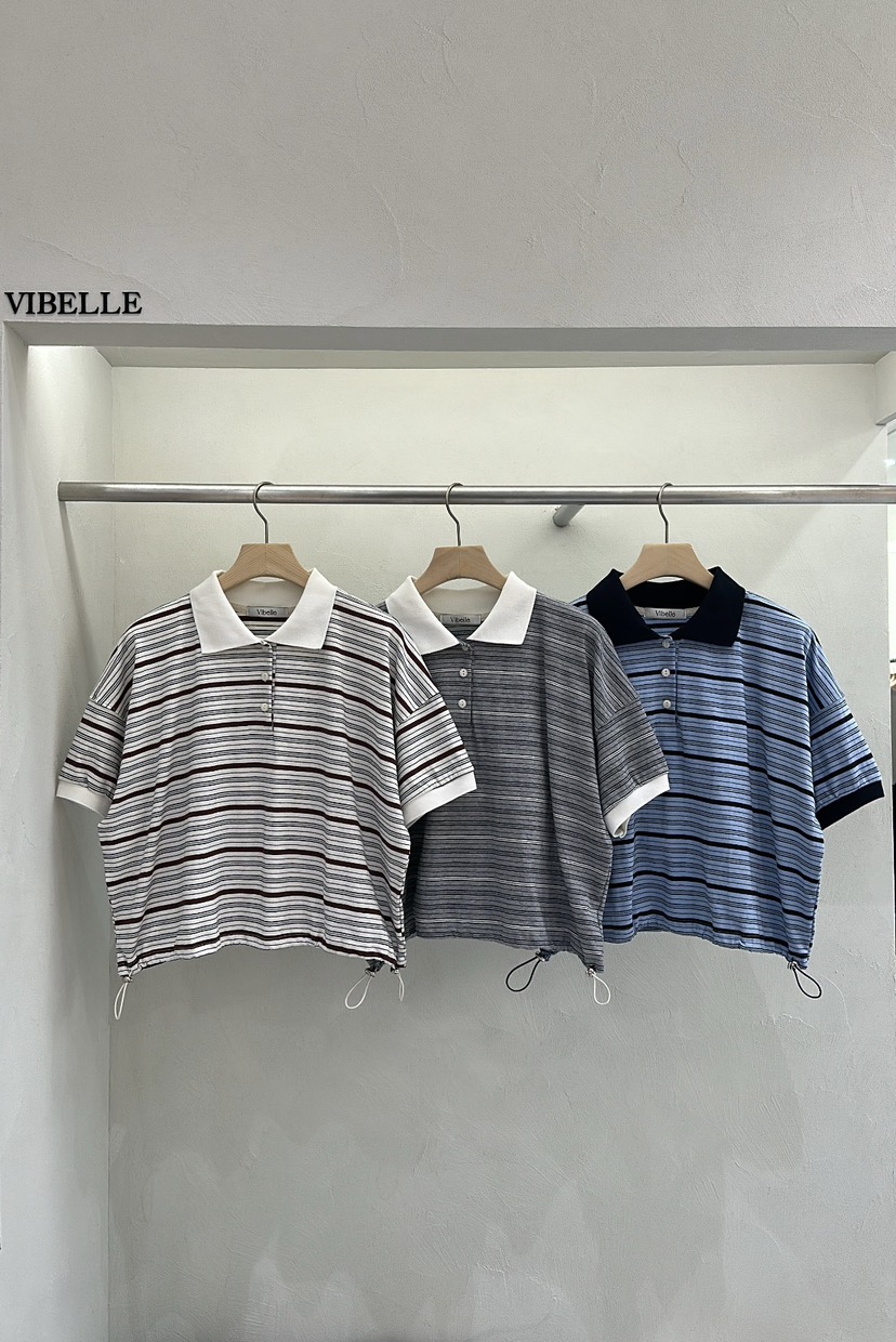 VIBELLE東大門實拍女裝新款25春夏休閑真品推薦時尚人氣T恤VIBELLET恤