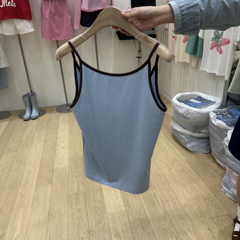 FURE東大門實拍女士新品休閑職業人氣25春夏時尚推薦吊帶背心FURE吊帶/背心