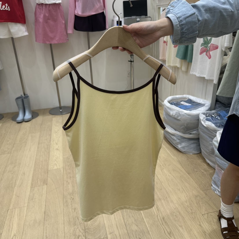 FURE東大門實拍女士新品休閑職業人氣25春夏時尚推薦吊帶背心FURE吊帶/背心圖色2