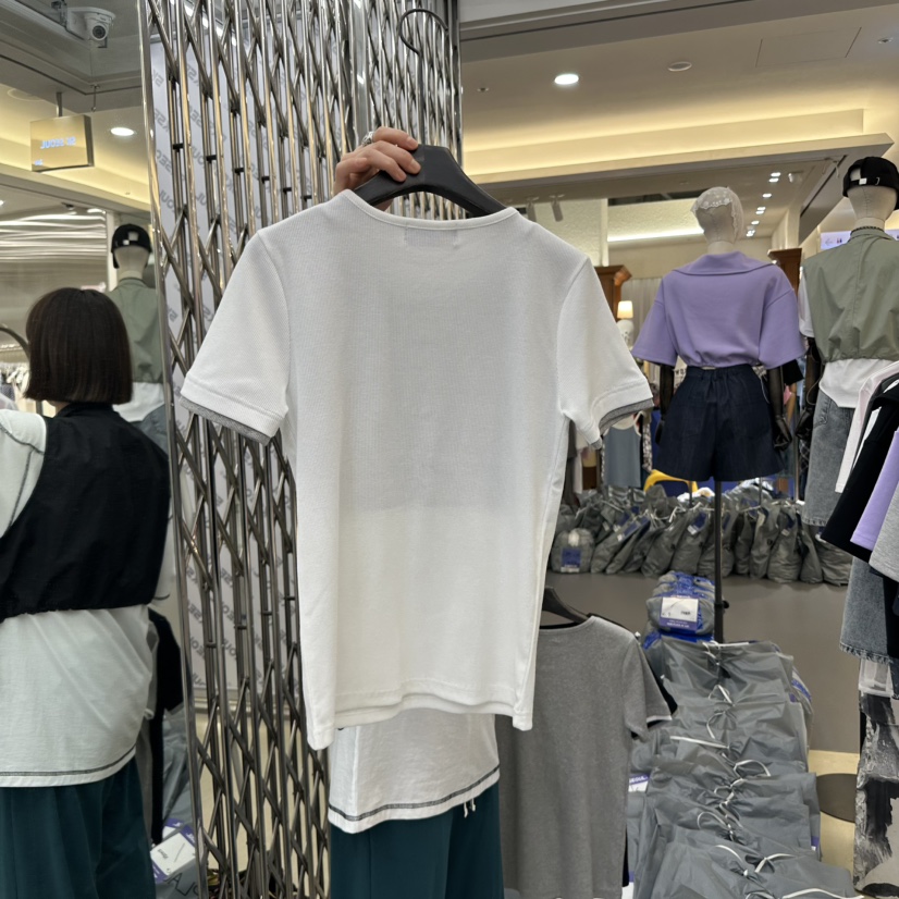 5K韓國代購女裝新品熱賣休閑職業25春夏真品人氣推薦時尚T恤5KT恤
