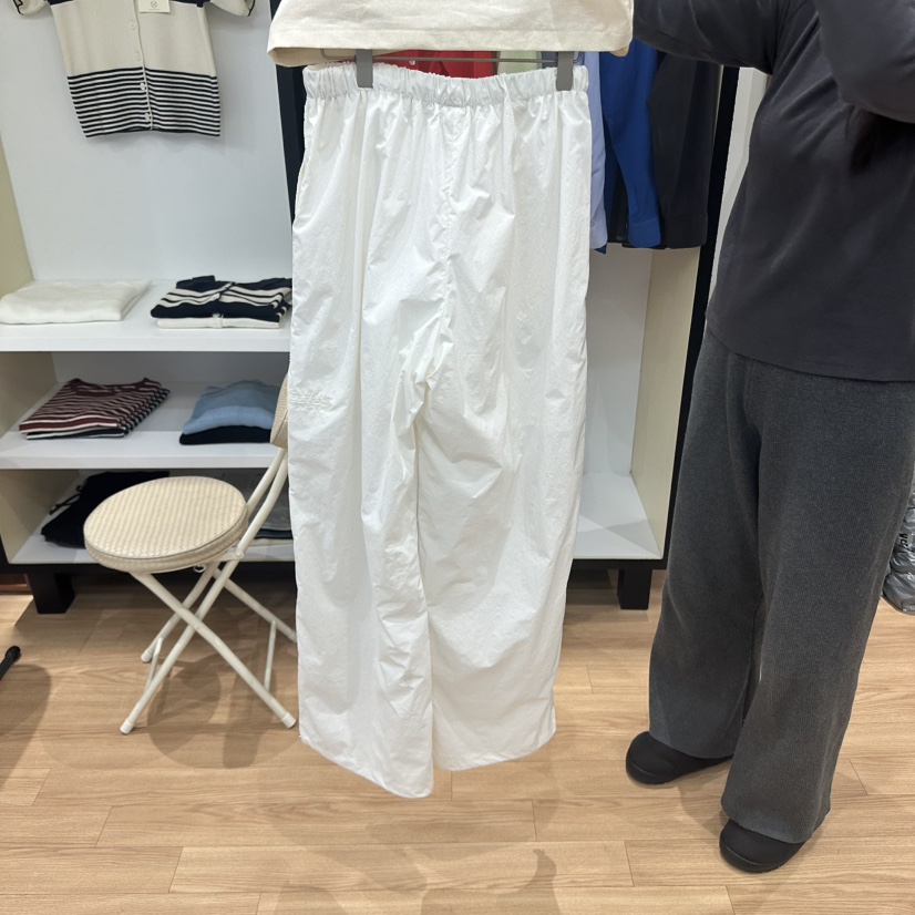 MUYBIEN東大門實拍女裝新品25春夏休閑熱賣職業推薦休閑褲尼龍MUYBIEN休閑褲