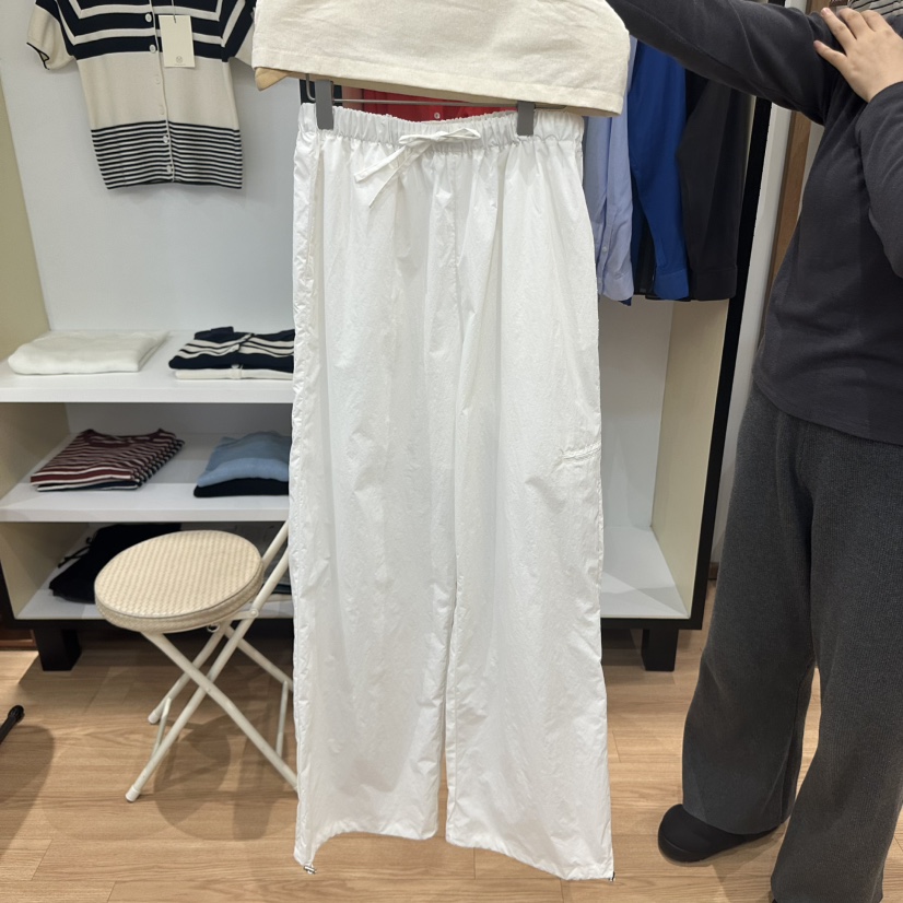 MUYBIEN東大門實拍女裝新品25春夏休閑熱賣職業推薦休閑褲尼龍MUYBIEN休閑褲