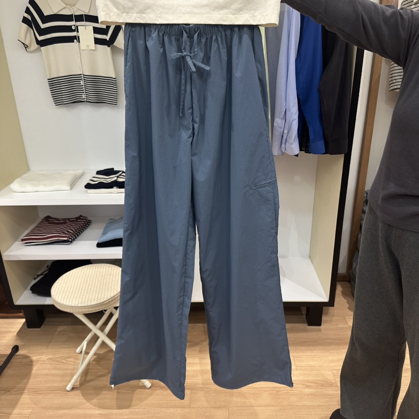 MUYBIEN東大門實拍女裝新品25春夏休閑熱賣職業推薦休閑褲尼龍MUYBIEN休閑褲圖色2