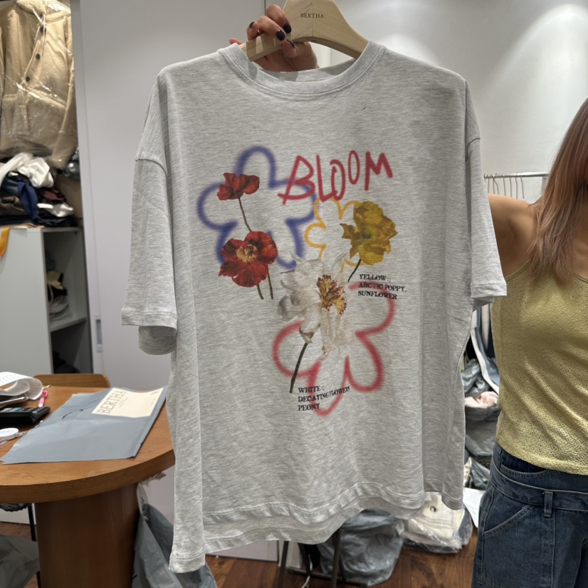 BERTHA東大門代購女士新品熱賣人氣時尚職業推薦真品25春夏T恤BERTHAT恤圖色2
