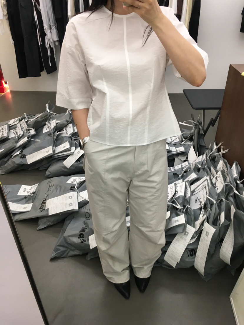 HEMP-P東大門直郵女裝新款25春夏休閑人氣真品時尚襯衫蕾絲衫hemp襯衫/蕾絲衫