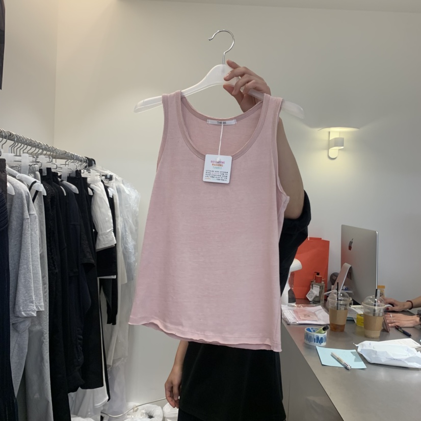 THERE東大門代購女士新款時尚休閑熱賣推薦人氣吊帶背心復古THERE吊帶/背心圖色2
