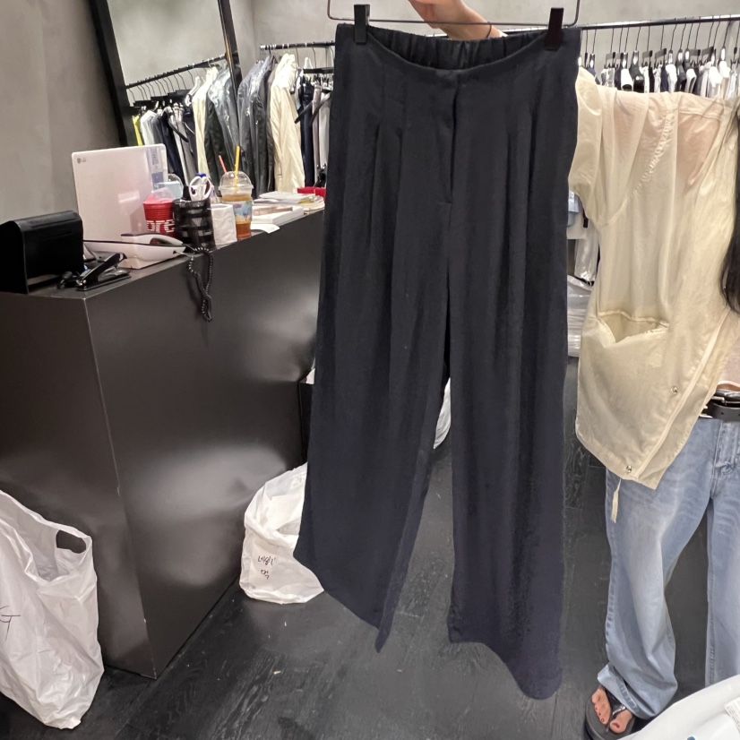TUG韓國直郵女士新品25春夏熱賣職業人氣休閑真品休閑褲亞麻TUG休閑褲圖色2