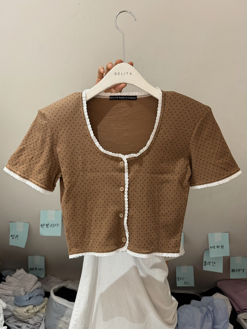 BELITA-L東大門直郵女士新品時尚熱賣25春夏職業真品T恤開衫BELITA-LT恤圖色3