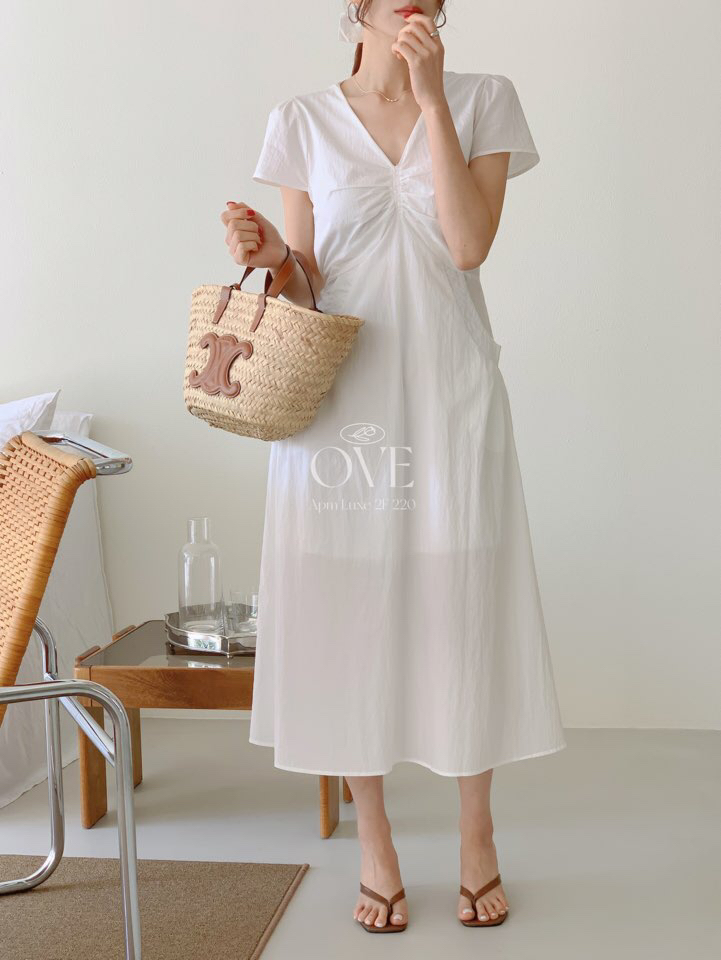 OVE韓國代購女士新品25春夏人氣休閑熱賣時尚職業推薦連衣裙OVE連衣裙