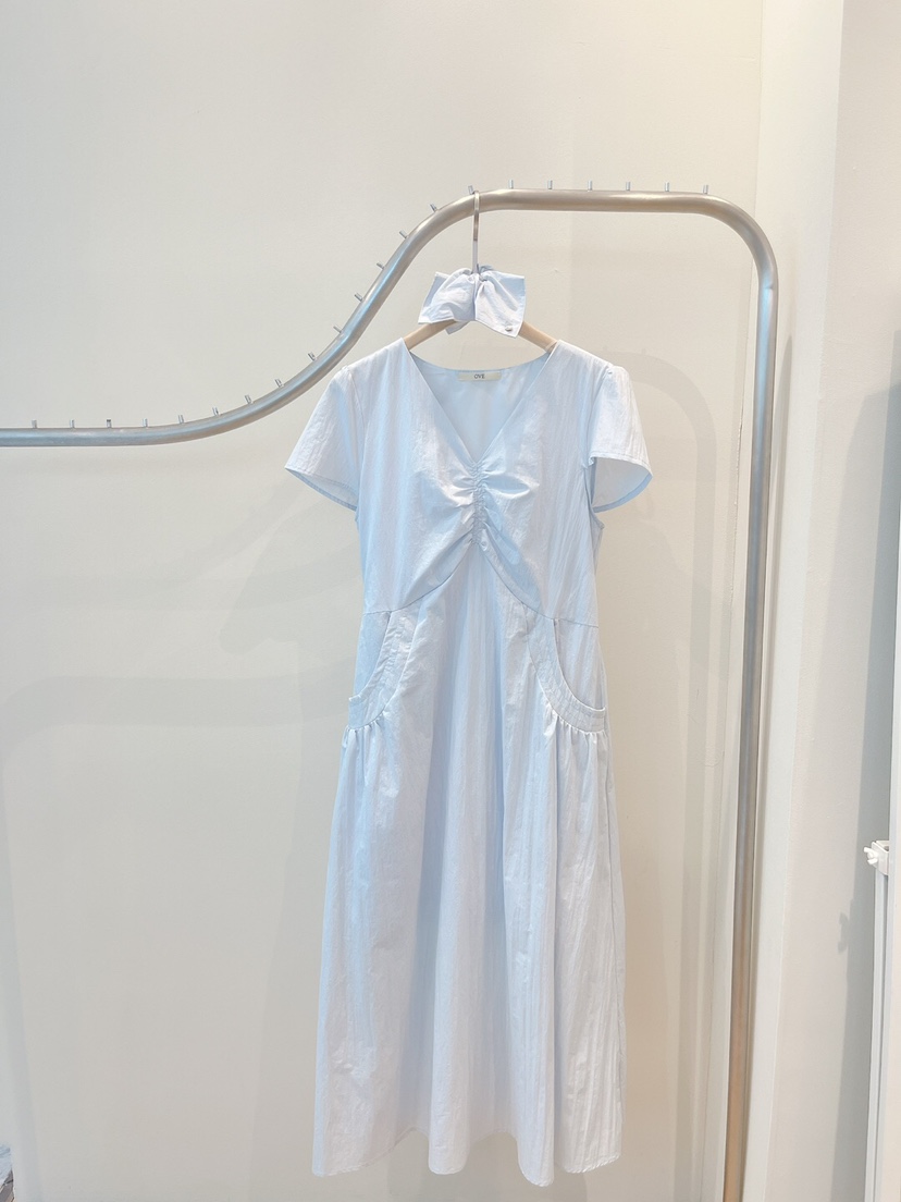 OVE韓國代購女士新品25春夏人氣休閑熱賣時尚職業推薦連衣裙OVE連衣裙圖色2