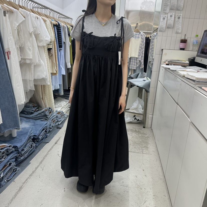 MIXXIN東大門代購女裝新款休閑25春夏時尚熱賣職業真品連衣裙MIXXIN連衣裙圖色2