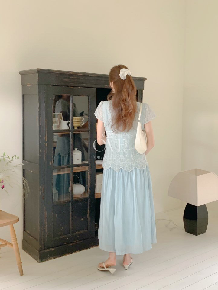 OVE東大門代購女士新品推薦真品職業時尚人氣25春夏休閑連衣裙OVE連衣裙