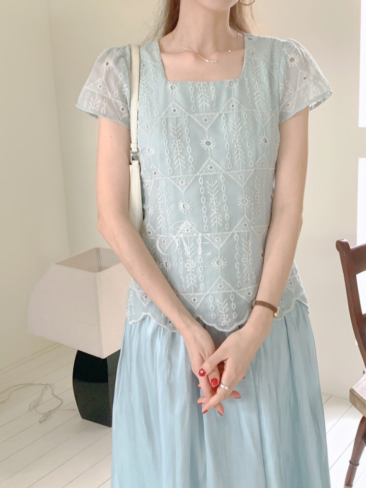 OVE東大門代購女士新品推薦真品職業時尚人氣25春夏休閑連衣裙OVE連衣裙