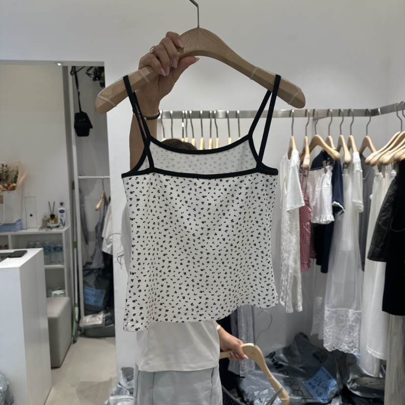 RICH SISTER韓國直郵女裝新品時尚人氣真品25春夏吊帶背心RICH SISTER吊帶/背心