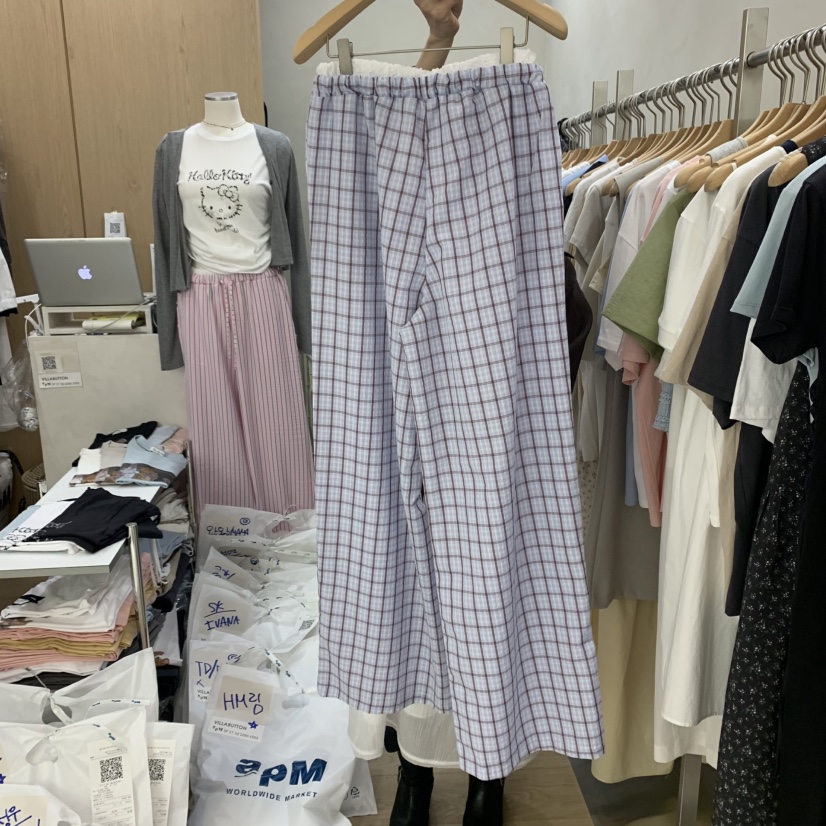 VILLABUTTON東大門代購女裝新款25春夏休閑職業人氣推薦休閑褲VILLABUTTON休閑褲