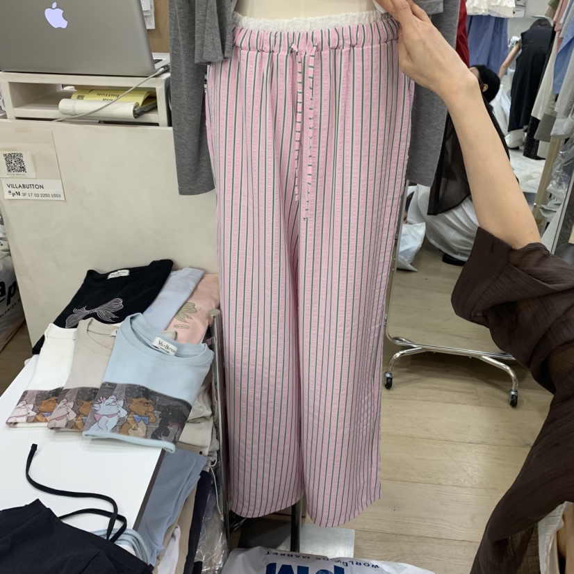 VILLABUTTON東大門代購女裝新款25春夏休閑職業人氣推薦休閑褲VILLABUTTON休閑褲