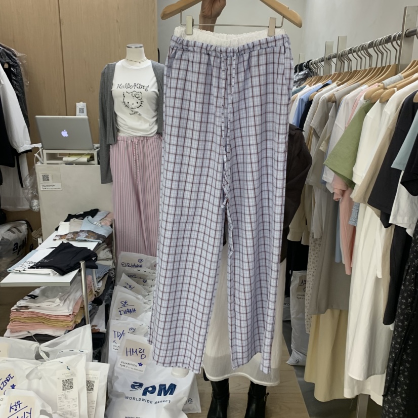 VILLABUTTON東大門代購女裝新款25春夏休閑職業人氣推薦休閑褲VILLABUTTON休閑褲圖色2