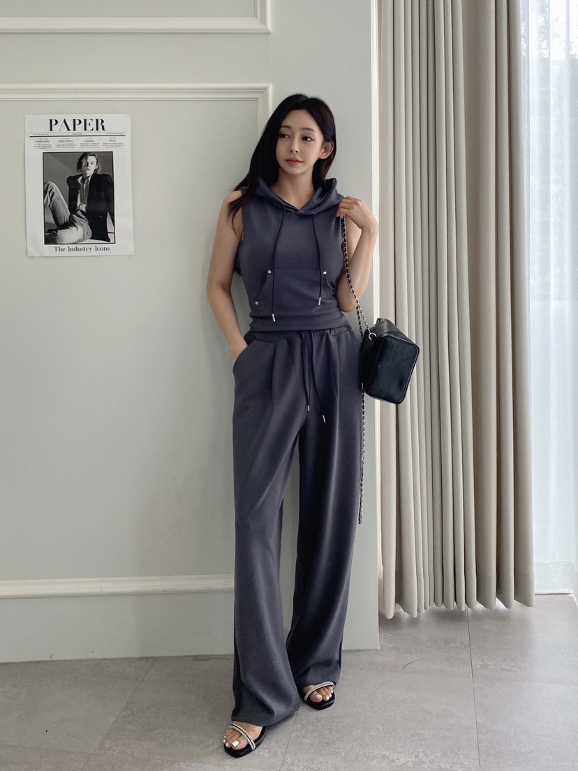 CLOTH東大門直郵女士新款推薦職業休閑真品時尚套裝套裝兜帽CLOTH套裝