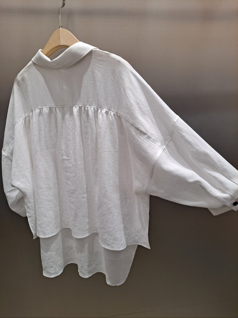 THE SIL韓國直郵女士新品時尚真品休閑25春夏襯衫蕾絲衫亞麻THE SIL/1 2ILLY襯衫/蕾絲衫