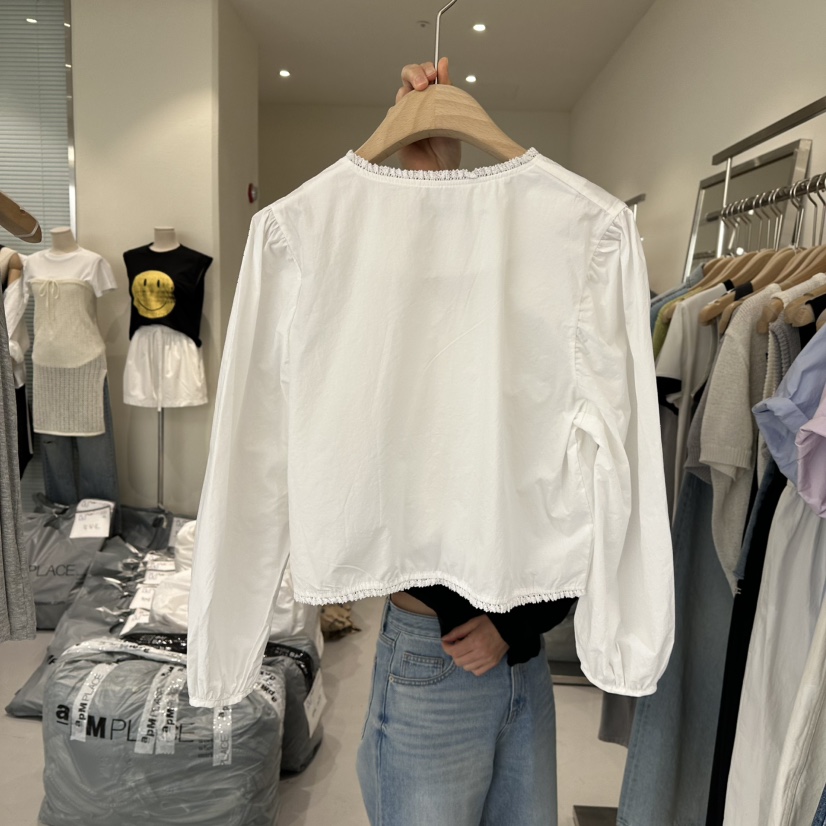 PLAMM東大門直郵女士新品推薦熱賣真品人氣休閑職業襯衫蕾絲衫PLAMM襯衫/蕾絲衫