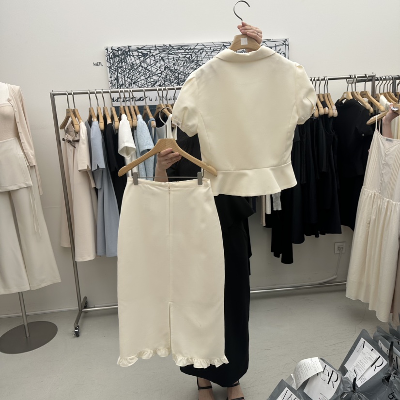 MER東大門實拍女士新品真品人氣25春夏推薦休閑熱賣時尚套裝MER/ANGELO BIANCO套裝