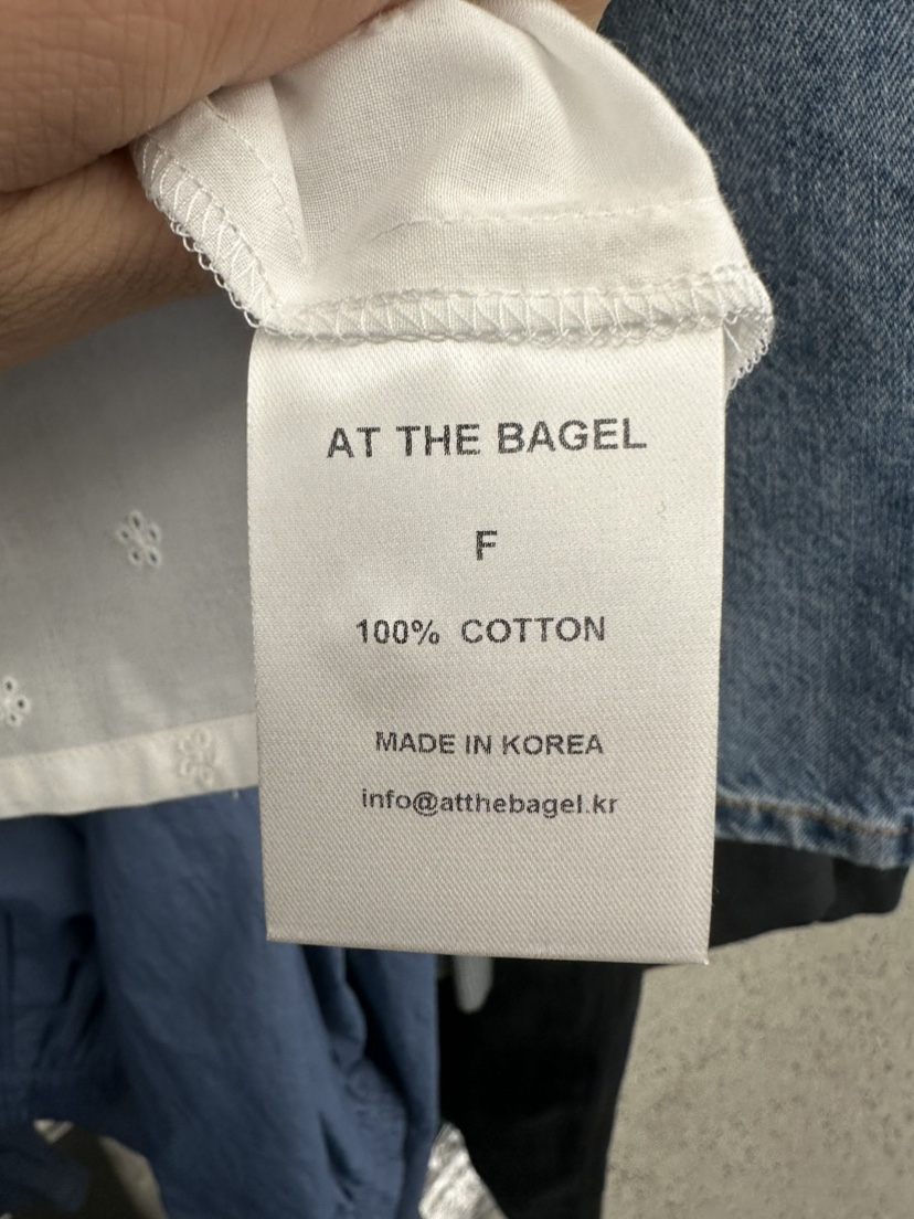 AT THE BAGEL東大門實拍女士新品推薦職業真品襯衫蕾絲衫AT THE BAGEL襯衫/蕾絲衫
