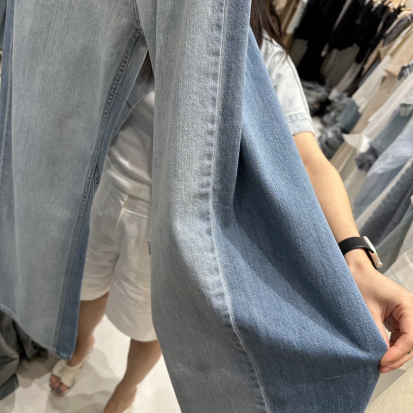 BLUEI-D東大門代購女裝新品25春夏熱賣真品推薦人氣牛仔褲Blue i-d牛仔褲