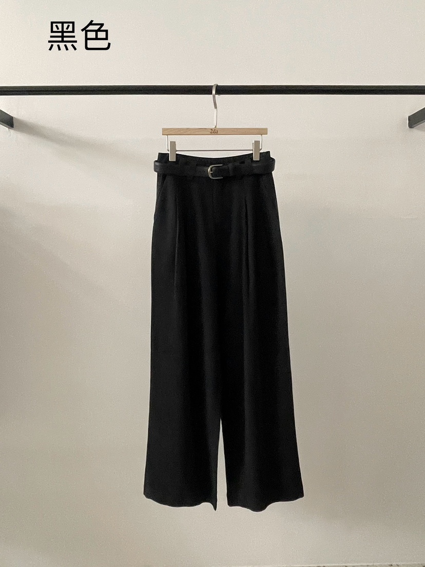 DARIMI-P韓國代購女裝新品人氣時尚推薦休閑職業休閑褲含腰帶2da/DARIMI-P休閑褲圖色3