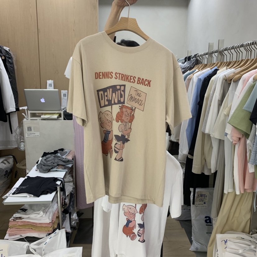 VILLABUTTON東大門實拍女士新款熱賣職業休閑時尚25春夏T恤VILLABUTTONT恤圖色3