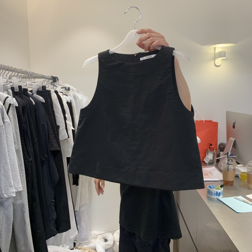 THERE韓國代購女裝新品時尚職業休閑熱賣推薦人氣真品吊帶背心THERE吊帶/背心圖色2