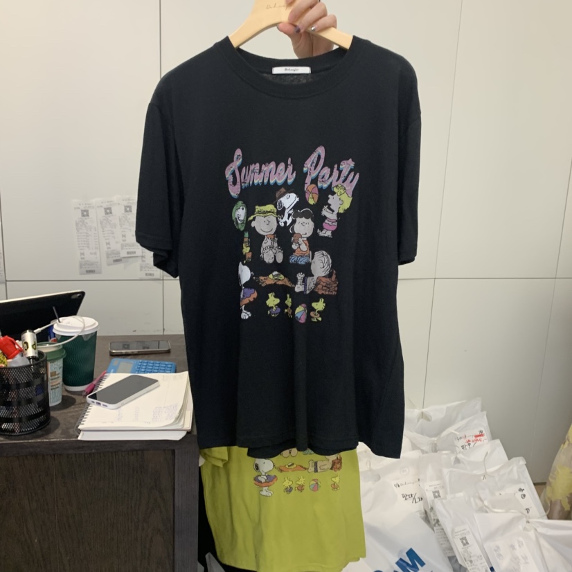 DOHWAJI東大門代購女裝新款職業熱賣休閑時尚人氣推薦25春夏T恤DOHWAJIT恤圖色2