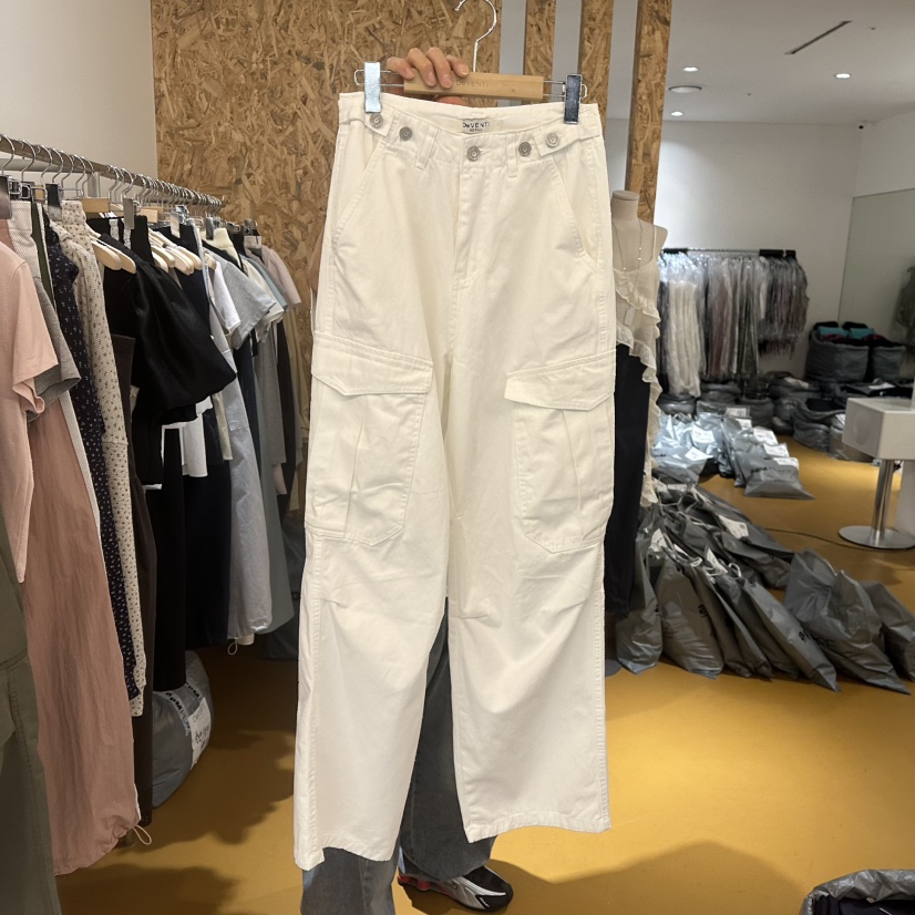DE VENTI韓國直郵女士新款推薦真品25春夏職業休閑褲工裝褲DE VENTI休閑褲圖色2